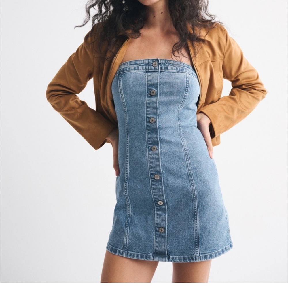 Abercrombie Mara Denim Mini Dress